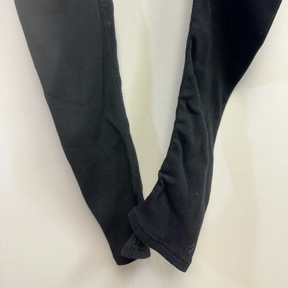 ALO YOGA, Godess Leggings, Green, Black, Galaxy Print, Small